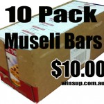 Museli bars and Poppers